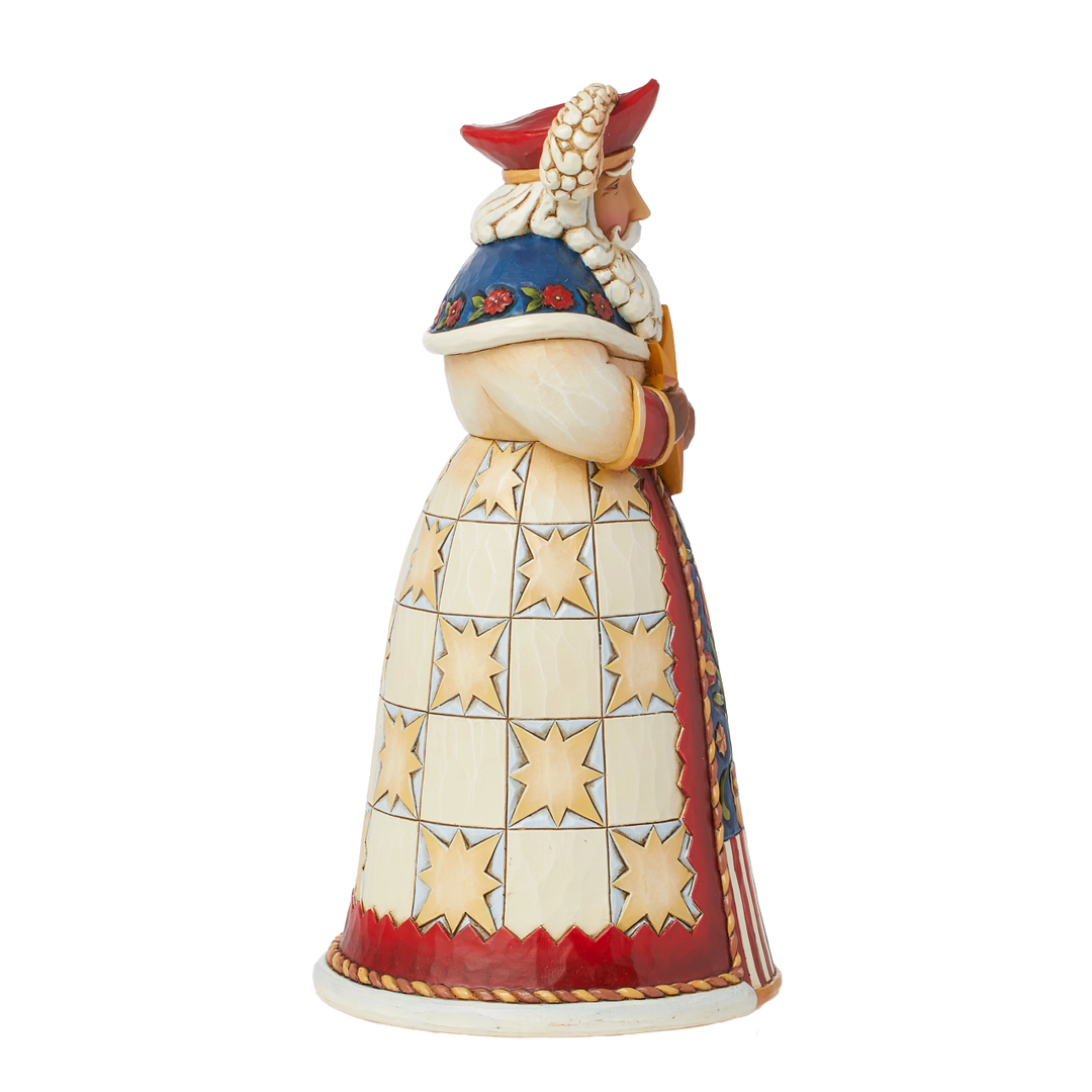 Jim Shore Heartwood Creek: Polish Santa Figurine sparkle-castle