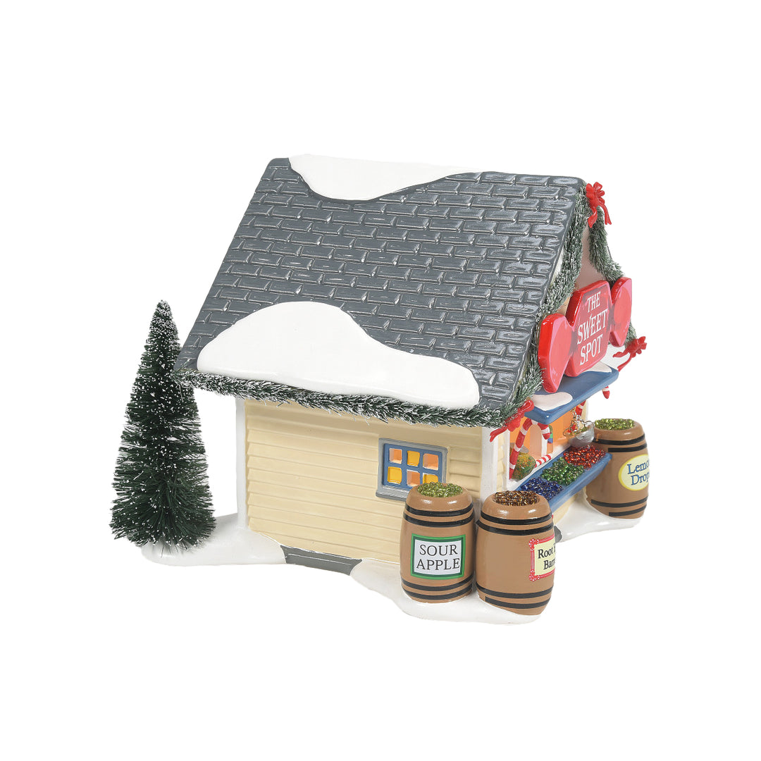 Department 56 Original Snow Village: The Sweet Spot House sparkle-castle