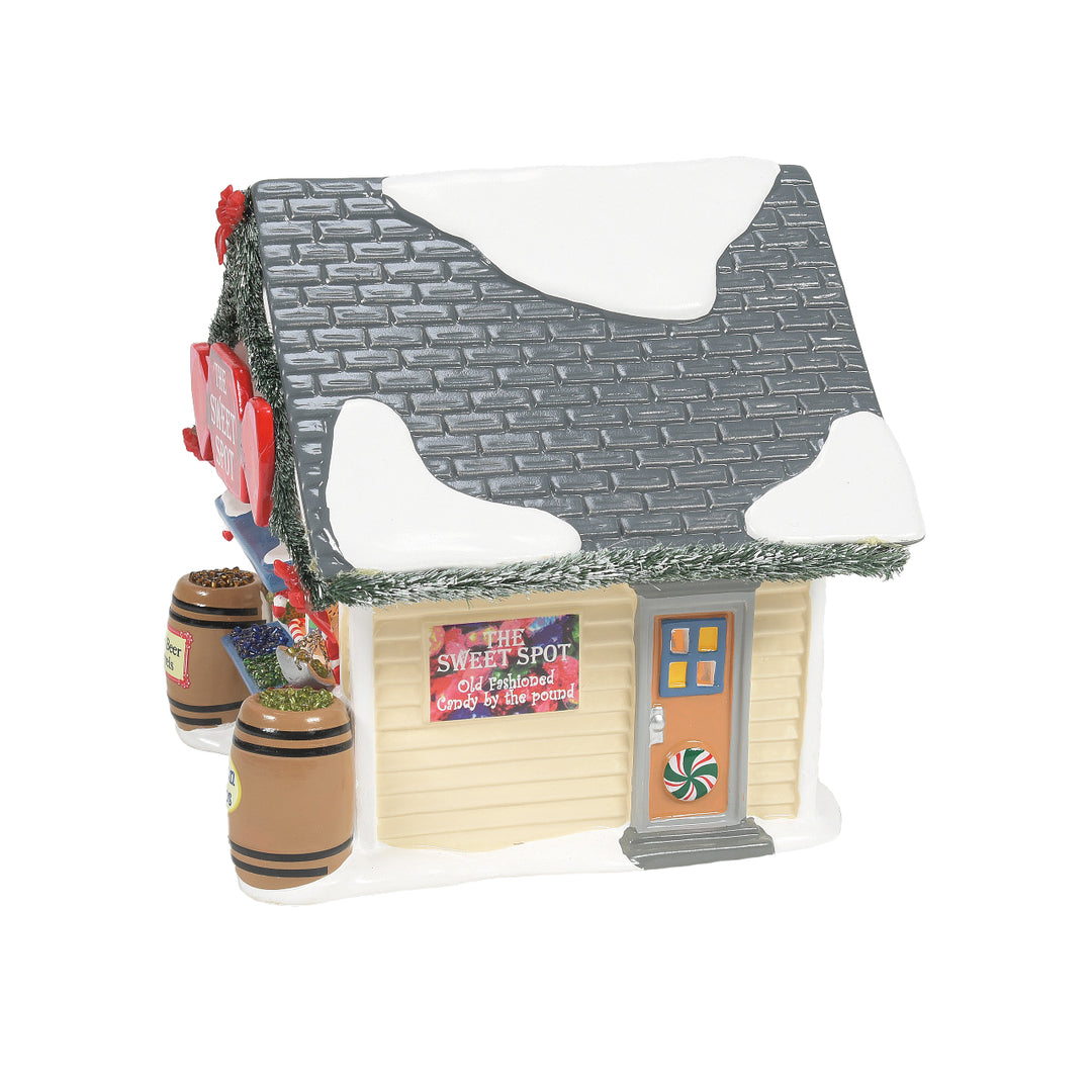 Department 56 Original Snow Village: The Sweet Spot House sparkle-castle