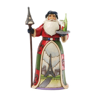 Jim Shore Heartwood Creek: French Santa Figurine sparkle-castle