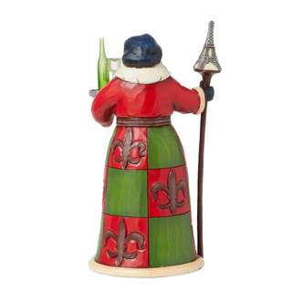 Jim Shore Heartwood Creek: French Santa Figurine sparkle-castle