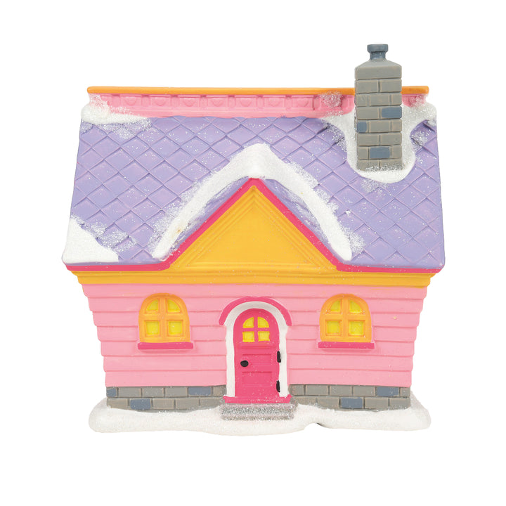 Department 56 Disney Snow Village Halloween: Minnie's House sparkle-castle