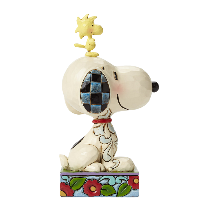 Jim Shore Peanuts: Snoopy & Woodstock Personality Pose Figurine sparkle-castle