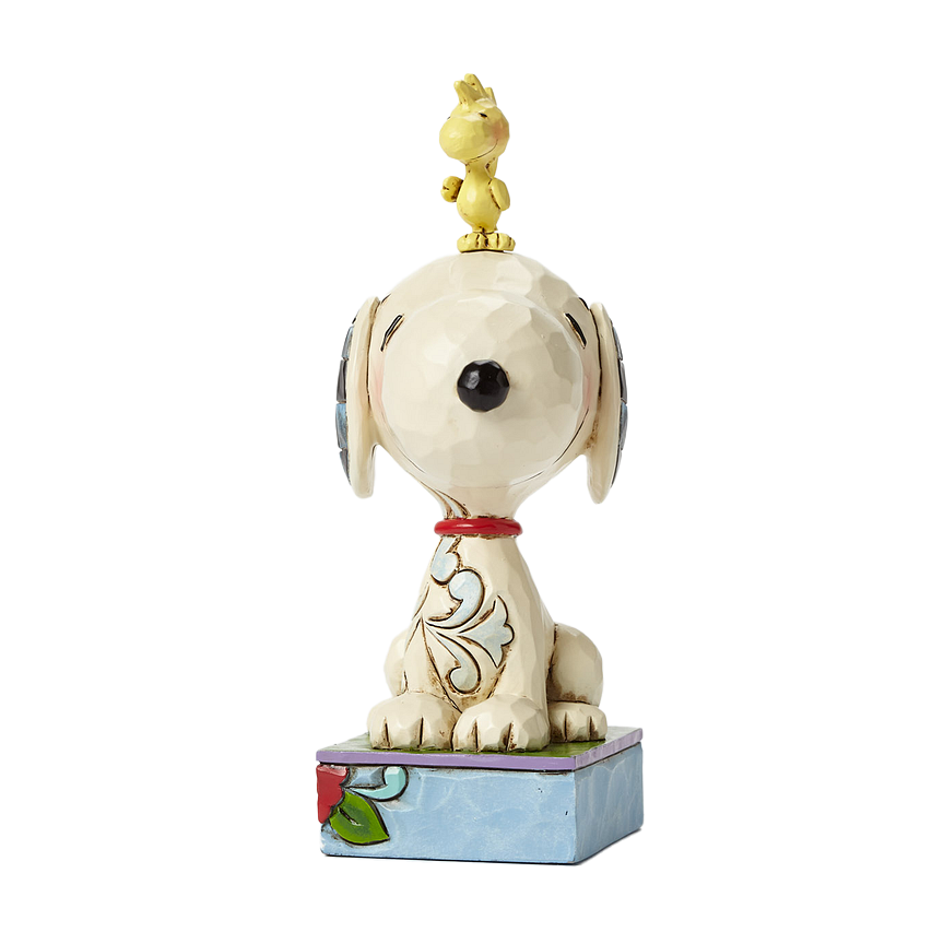 Jim Shore Peanuts: Snoopy & Woodstock Personality Pose Figurine sparkle-castle