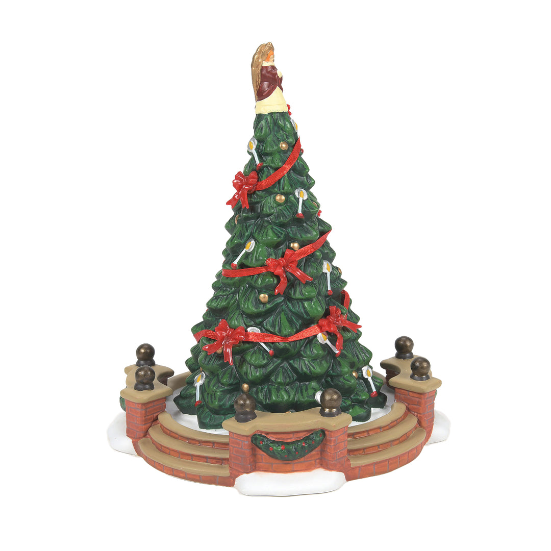 Department 56 Dickens Snow Village Accessory: Dickens' Town Tree Figurine sparkle-castle