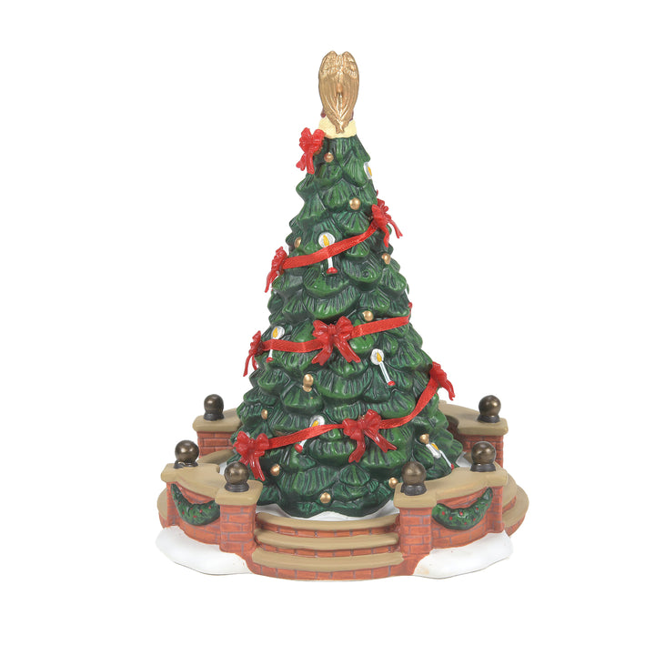 Department 56 Dickens Snow Village Accessory: Dickens' Town Tree Figurine sparkle-castle