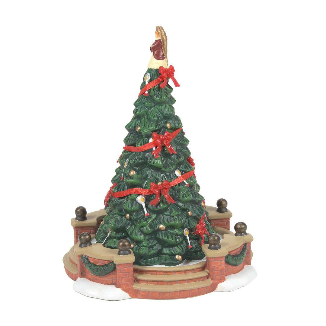 Department 56 Dickens Snow Village Accessory: Dickens' Town Tree Figurine sparkle-castle