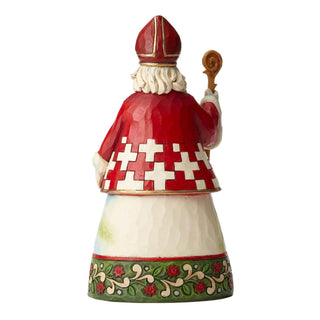 Jim Shore Heartwood Creek: Swiss Santa Figurine sparkle-castle