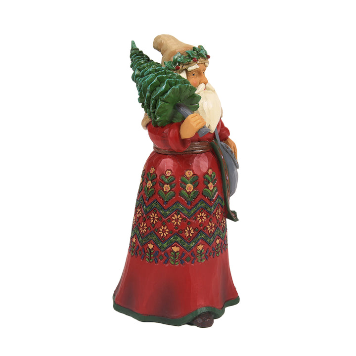 Jim Shore Heartwood Creek: Swedish Santa Figurine sparkle-castle