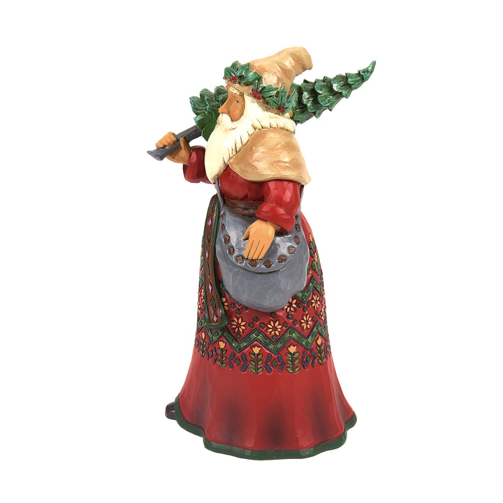 Jim Shore Heartwood Creek: Swedish Santa Figurine sparkle-castle