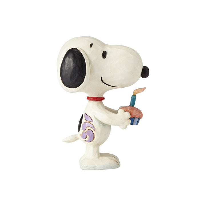 Jim Shore Peanuts: Snoopy Birthday Mini Figurine sparkle-castle