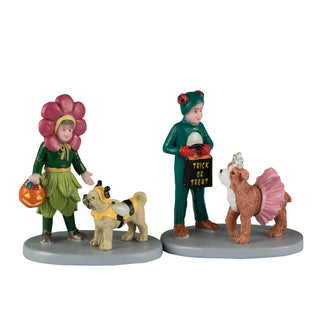 Lemax Spooky Town Halloween Village Accessory: Costumed Companions, Set of 2 sparkle-castle