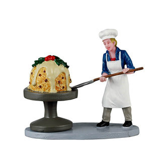 Lemax Caddington Village Accessory: Biggest Christmas Pudding! sparkle-castle