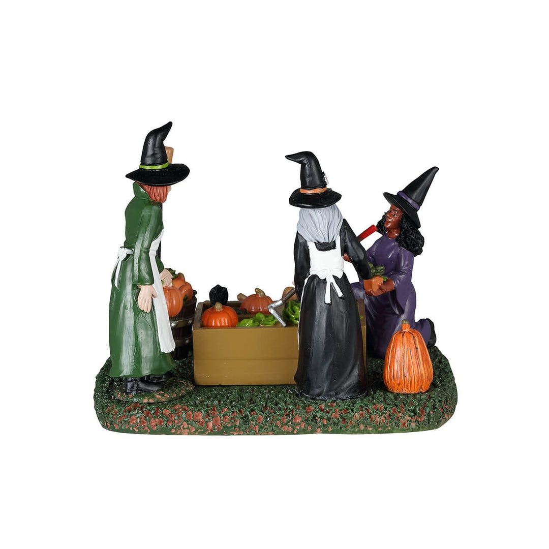 Lemax Spooky Town Halloween Village Accessory: Witches' Community Garden sparkle-castle