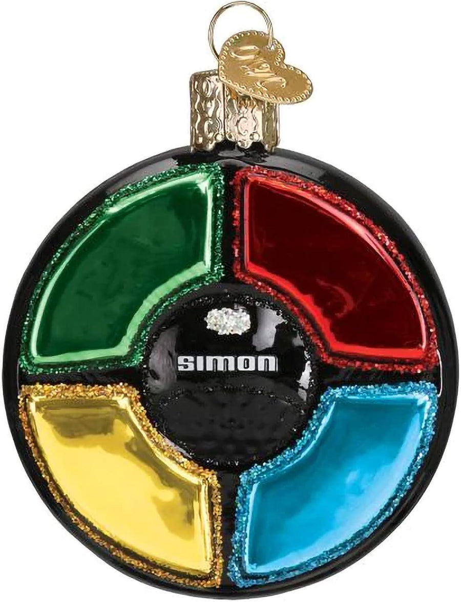 Old World Christmas Simon Ornament sparkle-castle