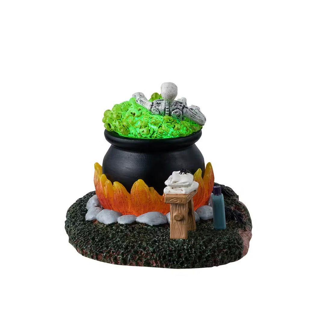 Lemax Spooky Town Halloween Village Accessory: Nothing Like A Hot Bath sparkle-castle