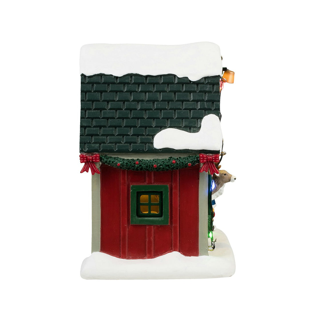 Lemax Santa's Wonderland Village Accessory: Dasher's Den sparkle-castle