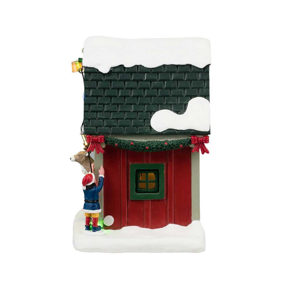 Lemax Santa's Wonderland Village Accessory: Dasher's Den sparkle-castle