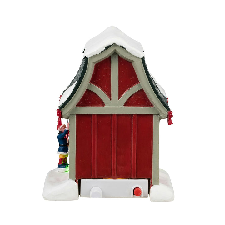 Lemax Santa's Wonderland Village Accessory: Dasher's Den sparkle-castle