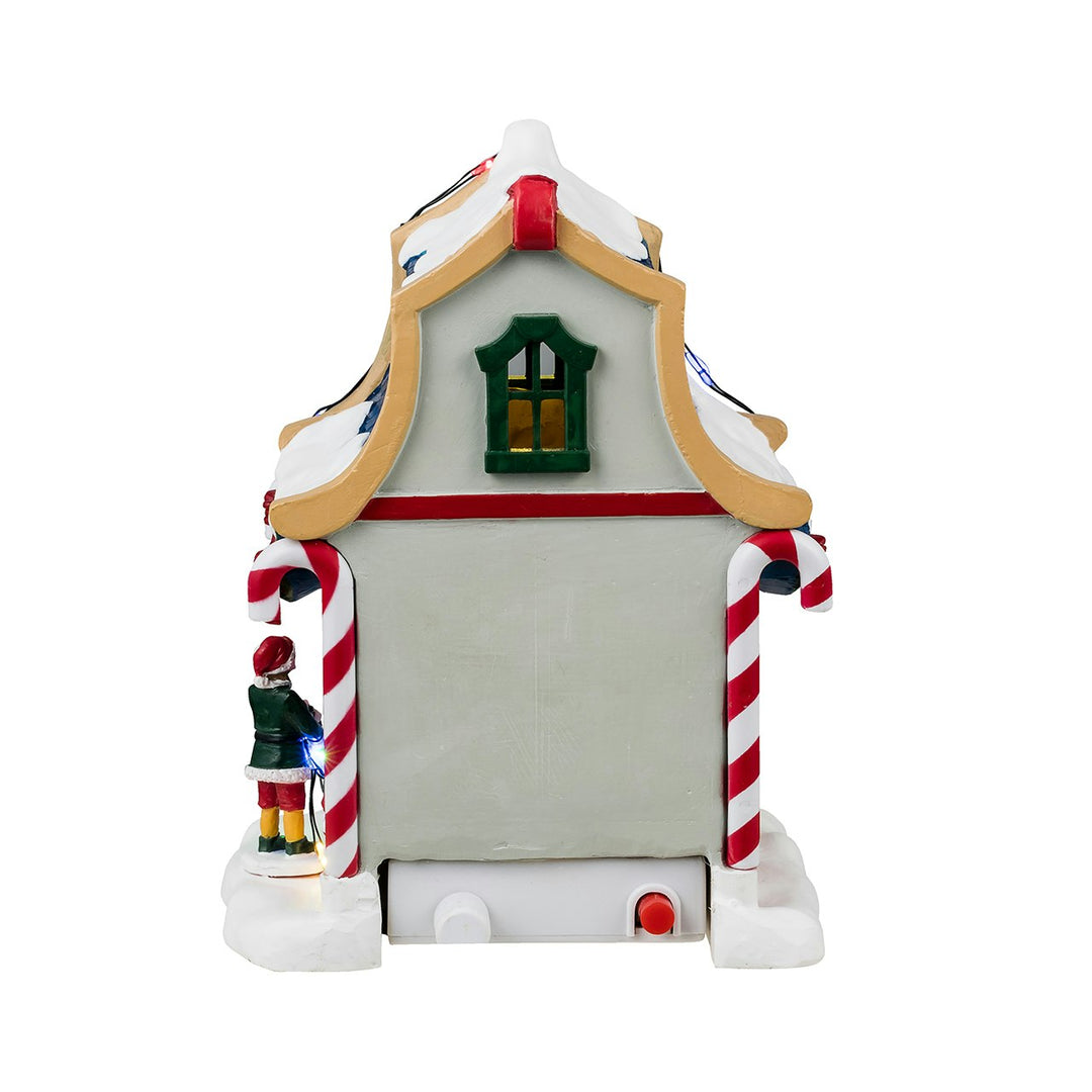 Lemax Santa's Wonderland Village Accessory: Blitzen's Den sparkle-castle