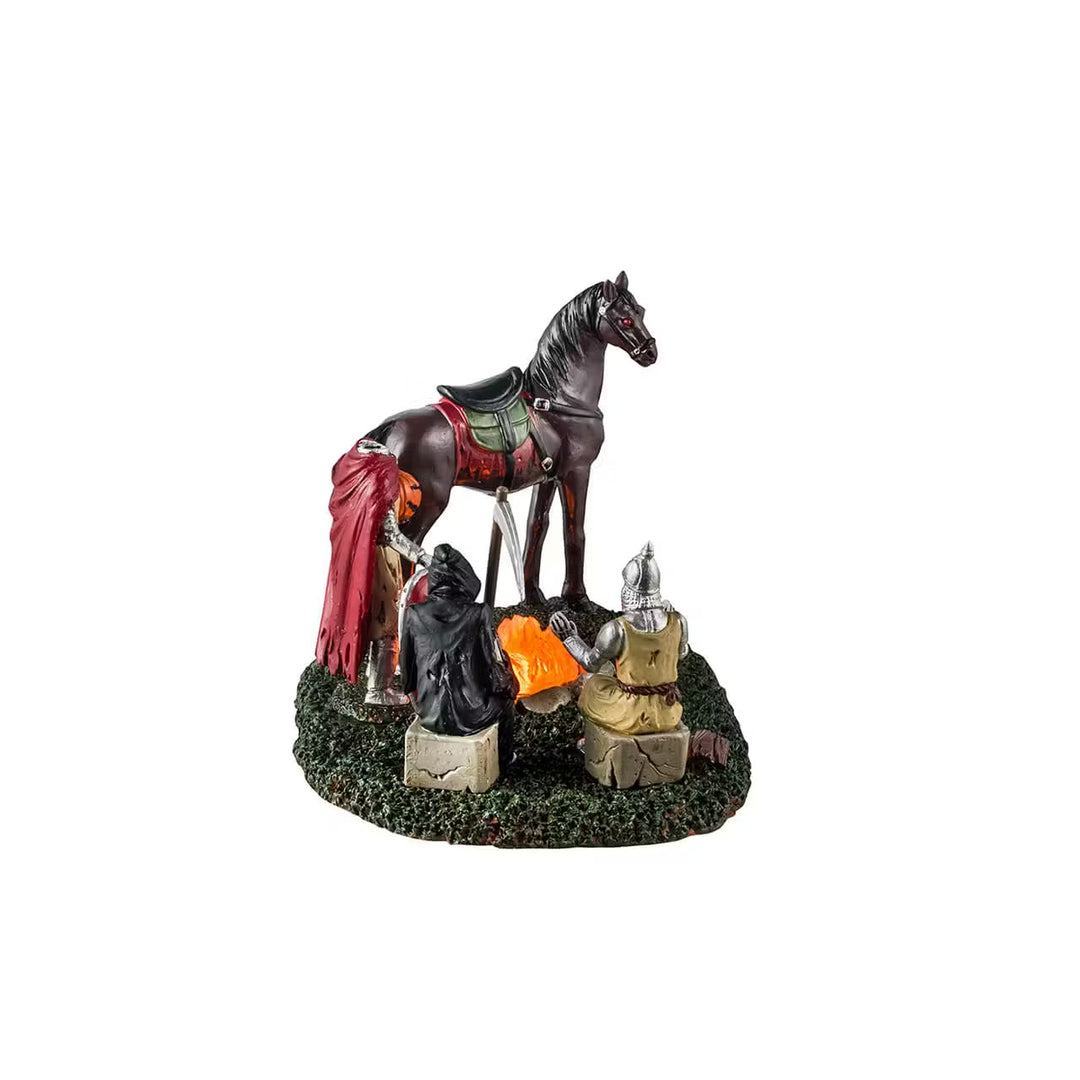 Lemax Spooky Town Halloween Village Accessory: Cursed Campfire sparkle-castle