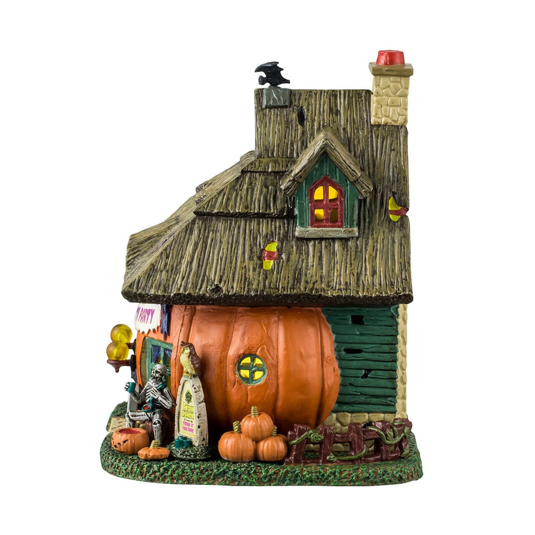 Lemax Spooky Town Halloween Village: Pumpkin Patch Party sparkle-castle