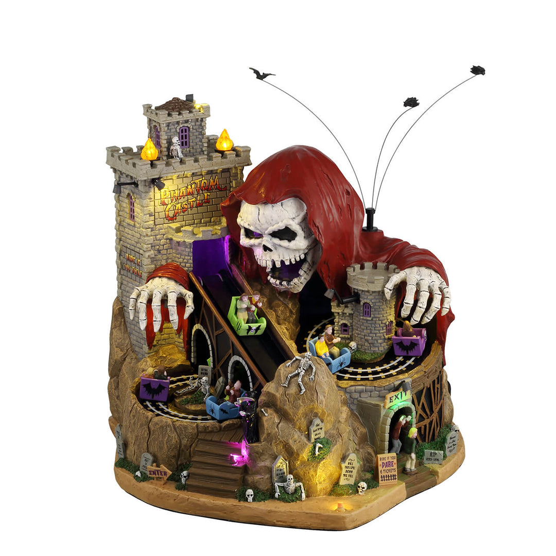 Lemax Spooky Town Halloween Village: Phantom Castle sparkle-castle
