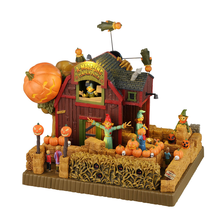 Lemax Spooky Town Halloween Village: A-Maze-Ing Pumpkin Patch sparkle-castle
