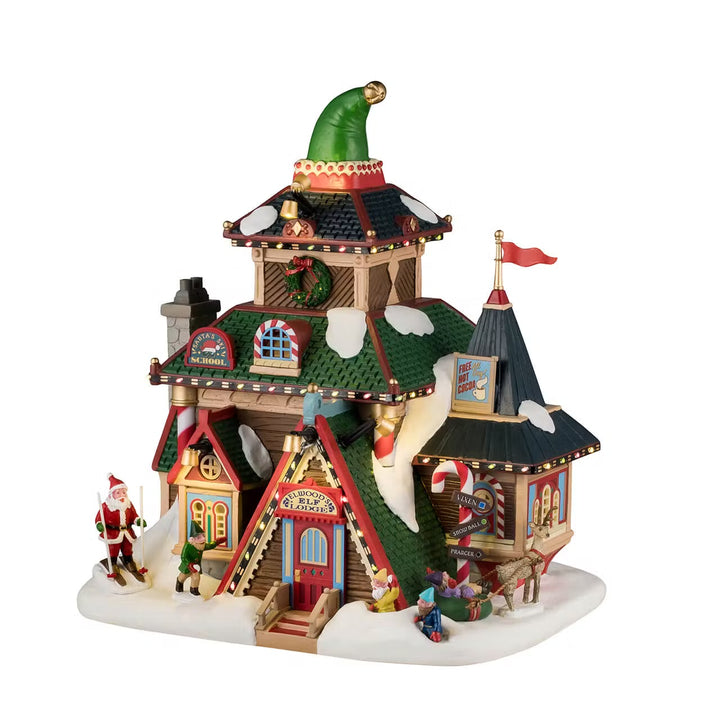 Lemax Santa's Wonderland Village: Elwood's Elf Lodge sparkle-castle