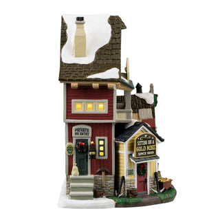 Lemax Vail Village: Lazy Gorge Gems & Gold Mine sparkle-castle