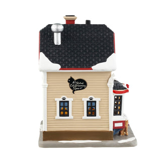 Lemax Caddington Village: Coco's Cat Grooming Spa sparkle-castle