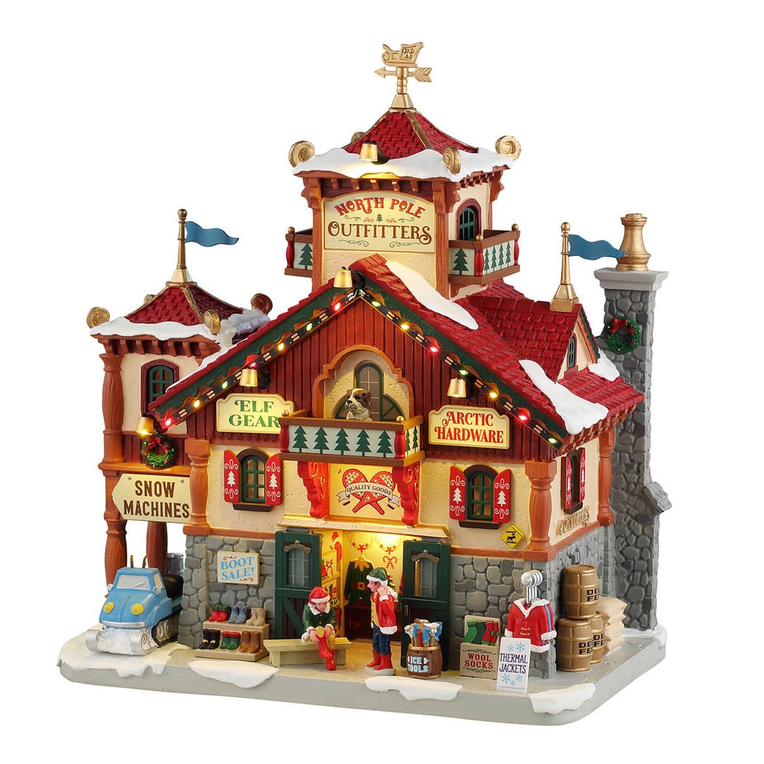 Lemax Santa's Wonderland Village: North Pole Outfitters sparkle-castle