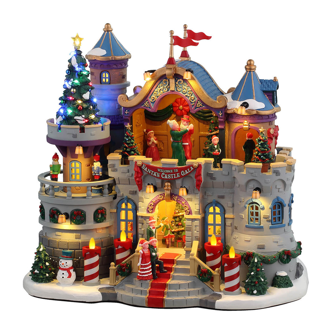 Lemax Santa's Wonderland Village: Santa's Castle Gala sparkle-castle