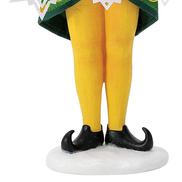 Department 56 Possible Dreams: Buddy the Elf Making Snowflakes Figurine sparkle-castle