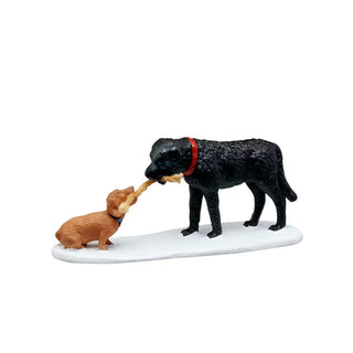 Lemax General Products Accessory: "Who's Pulling Who?" sparkle-castle