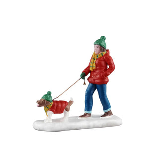 Lemax General Products Village Accessory: A Snowy Walk sparkle-castle