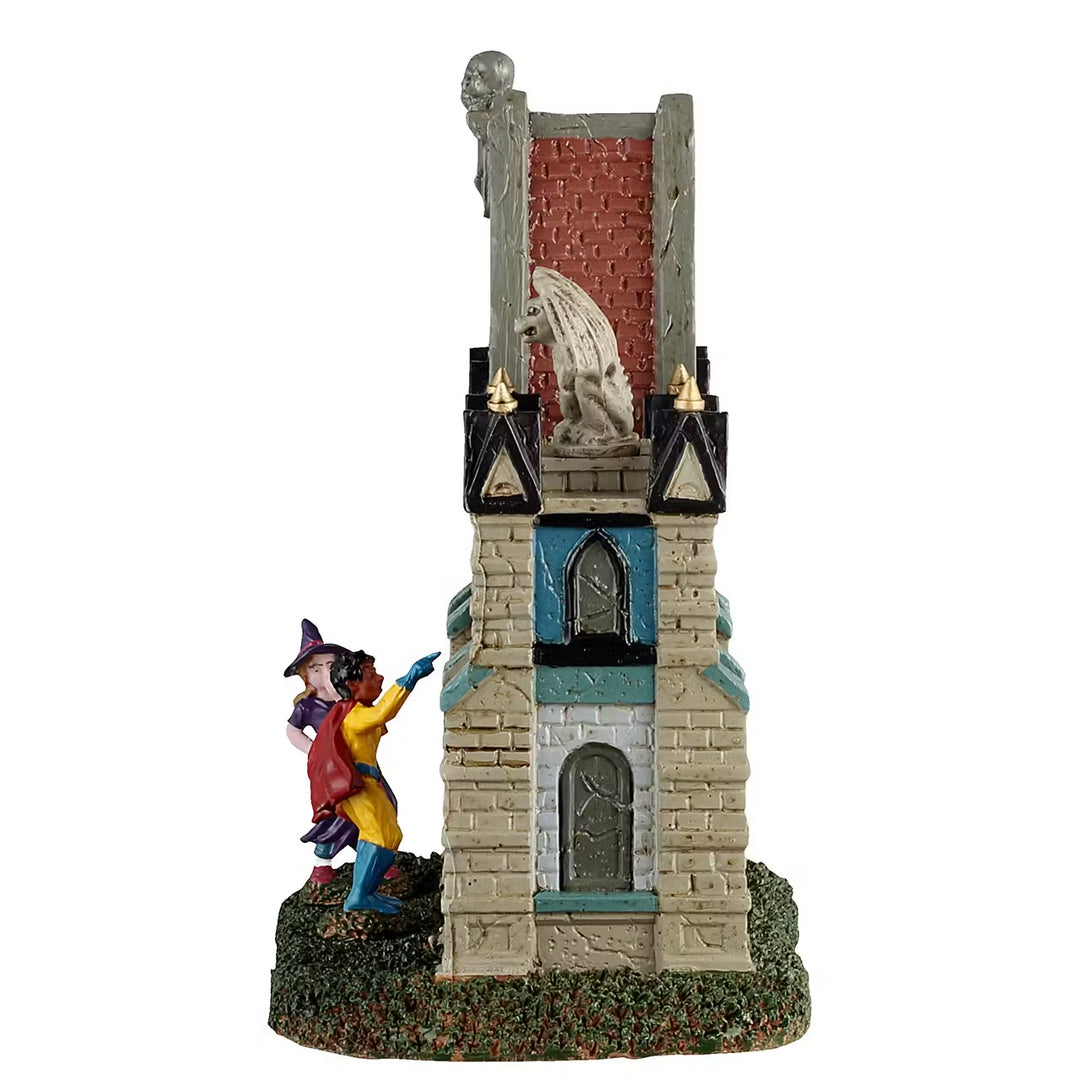 Lemax Spooky Town Halloween Village Accessory: Gargoyle Gate sparkle-castle