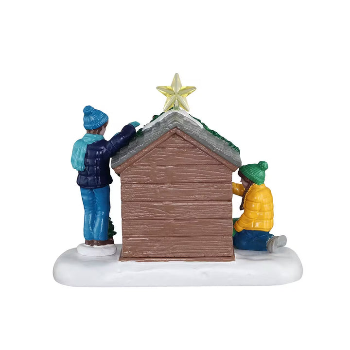 Lemax General Products Accessory: Doghouse Christmas sparkle-castle