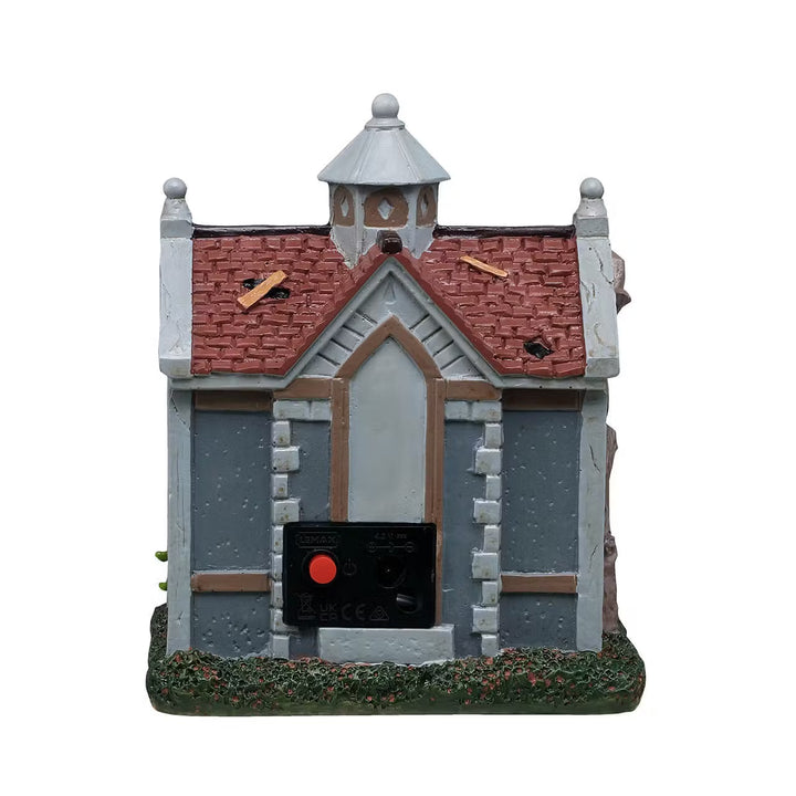 Lemax Spooky Town Halloween Village: Grave Gardening sparkle-castle