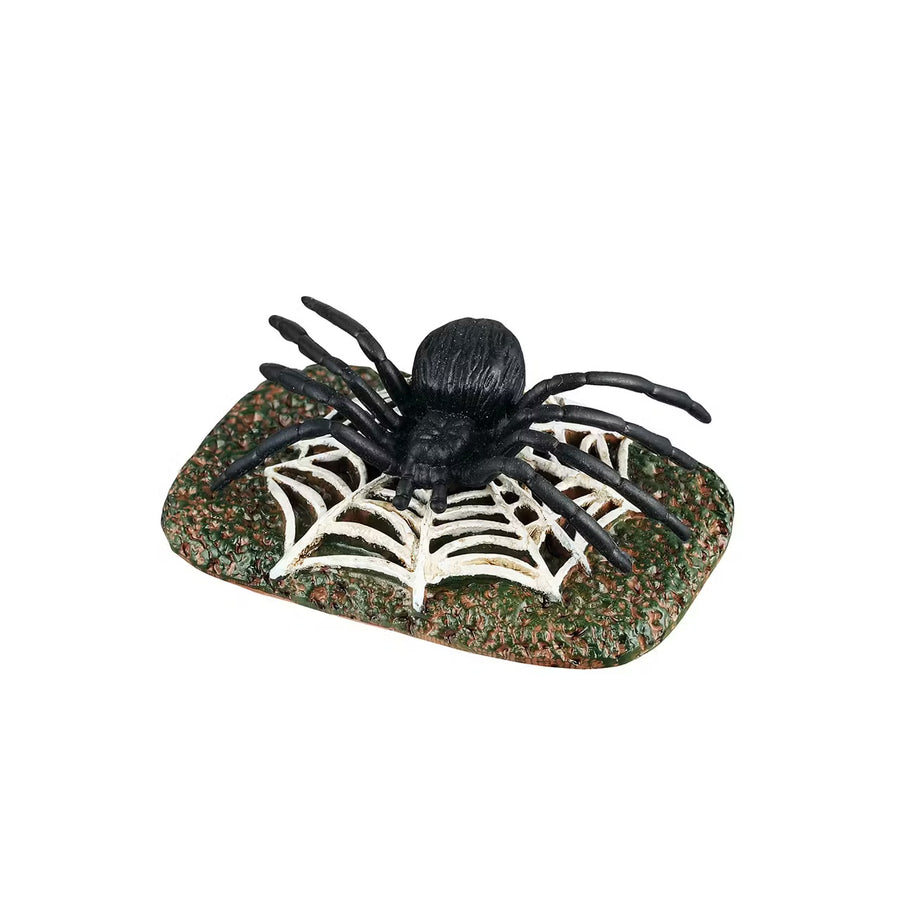 Lemax Spooky Town Halloween Village Accessory: Giant Spider Yard Decoration sparkle-castle