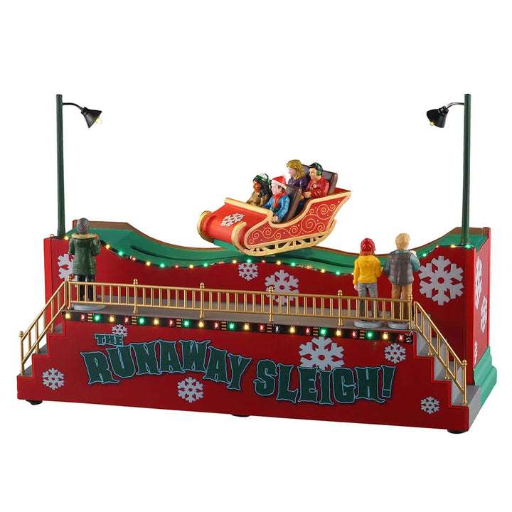 Lemax Carnival Village: The Runaway Sleigh sparkle-castle