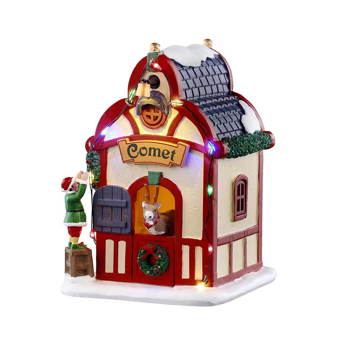 Lemax Santa's Wonderland Village: Comet's Den sparkle-castle