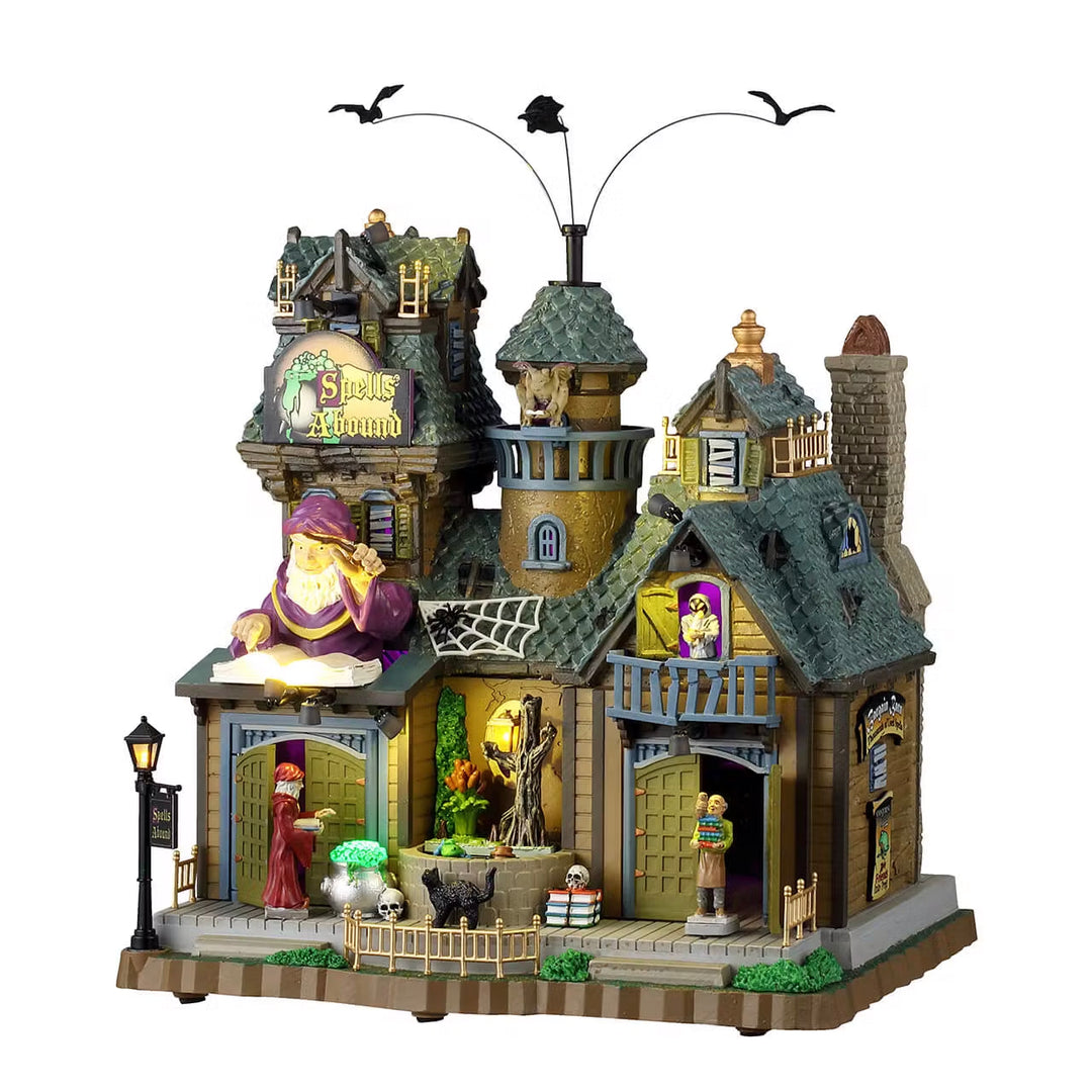 Lemax Spooky Town Halloween Village: Spells Abound sparkle-castle