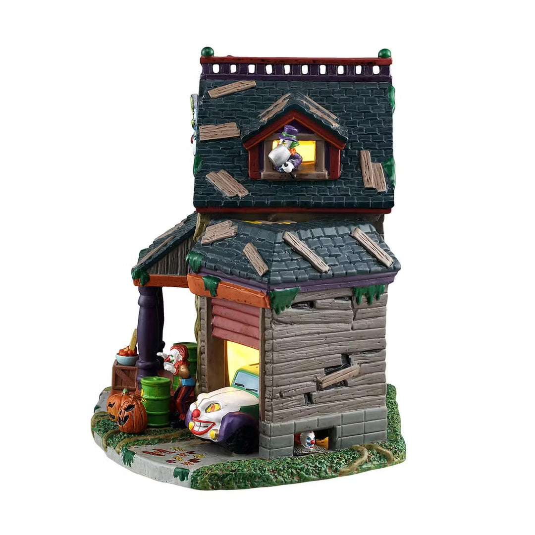 Lemax Spooky Town Halloween Village: The Laff Shak sparkle-castle