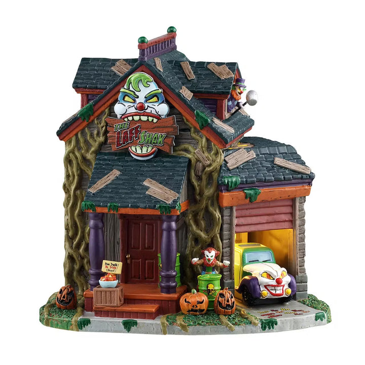 Lemax Spooky Town Halloween Village: The Laff Shak sparkle-castle