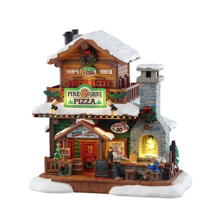 Lemax Vail Village: Pine Grove Pizza sparkle-castle