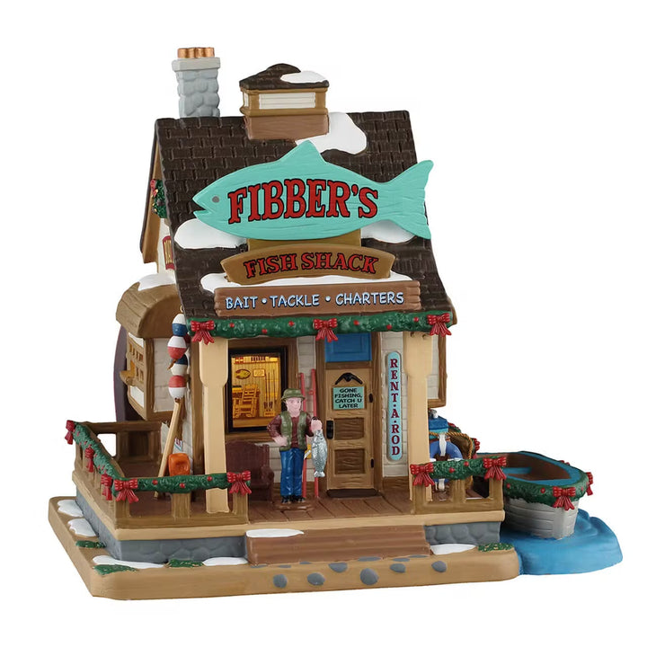 Lemax Vail Village: Fibber's Fish Shack sparkle-castle