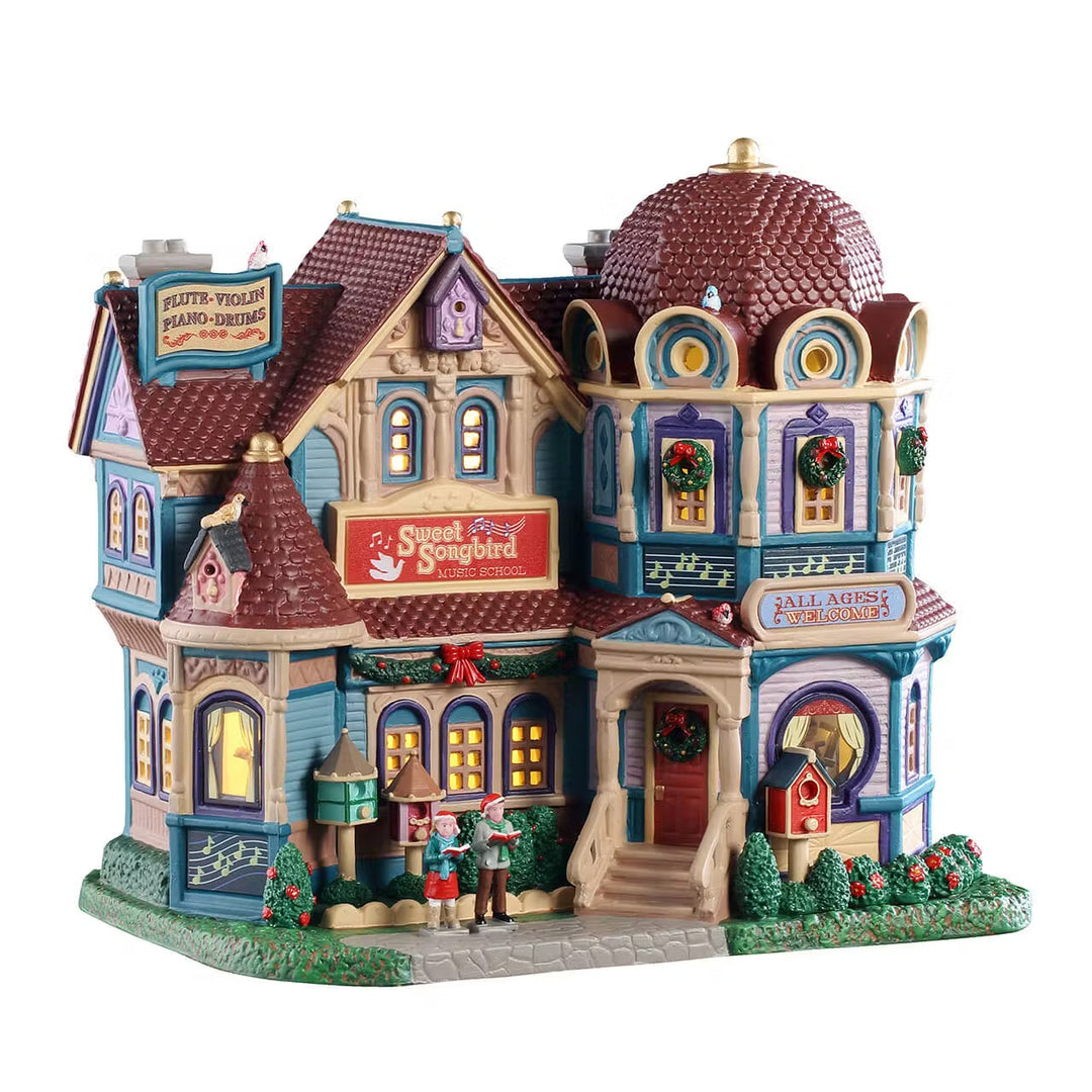 Lemax Caddington Village: Sweet Songbird Music School sparkle-castle