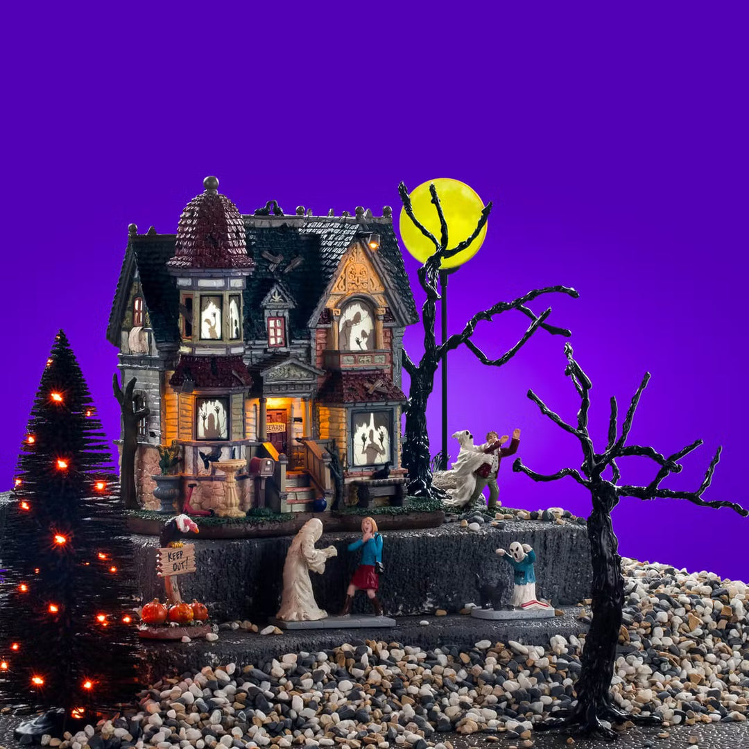 Lemax Spooky Town Halloween Village: The House Of Shadows Set sparkle-castle