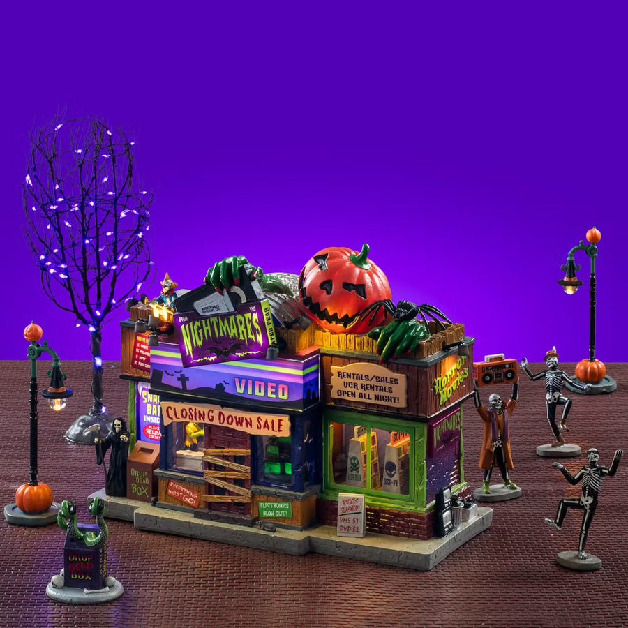 Lemax Spooky Town Halloween Village: Nightmares Video Set sparkle-castle